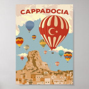 Cappadocia - Poster de Viagens vintage