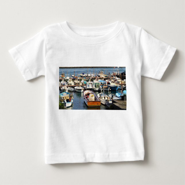 Capri, Itália, Barcos, T-shirt (Frente)