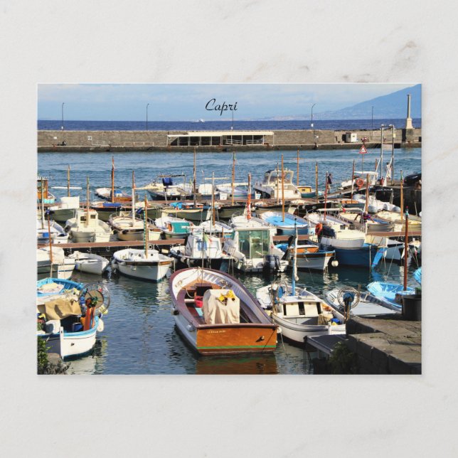 Capri, Itália, Fotografia, Cartão postal (Frente)
