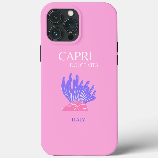 Capri, Itália, Pré-disquete, rosa (Verso)