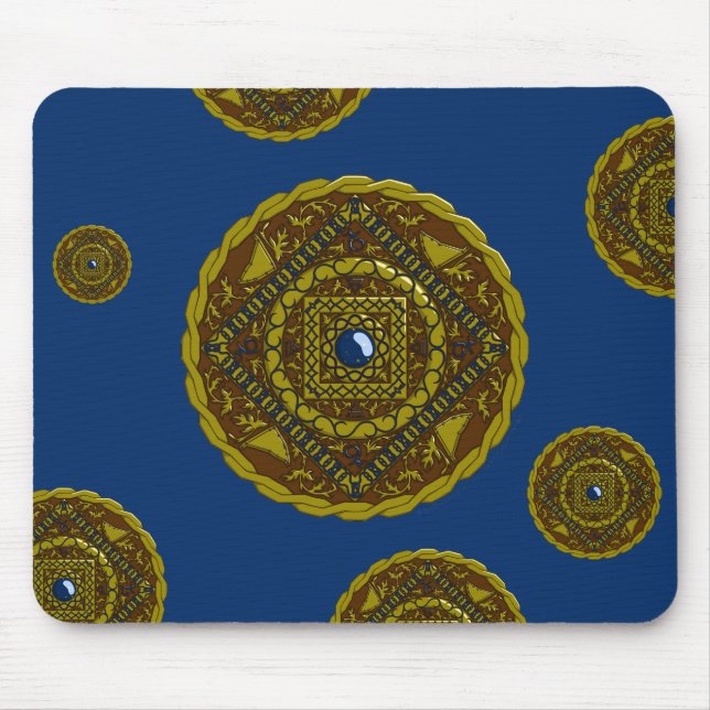 Capricorn Mandala Mousepad (Frente)