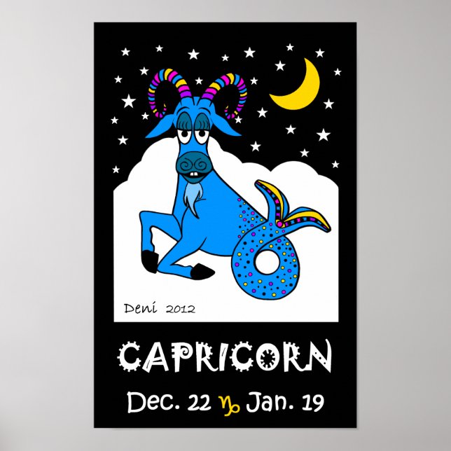 CAPRICORN - POSTER ZODIAC (Frente)