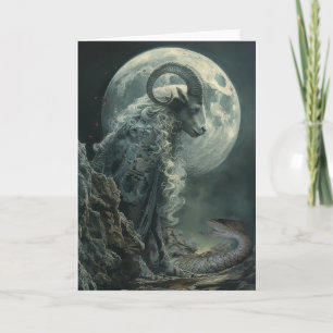 Capricorn Tarot Astrologia, Zodiac, Cartão de Nota