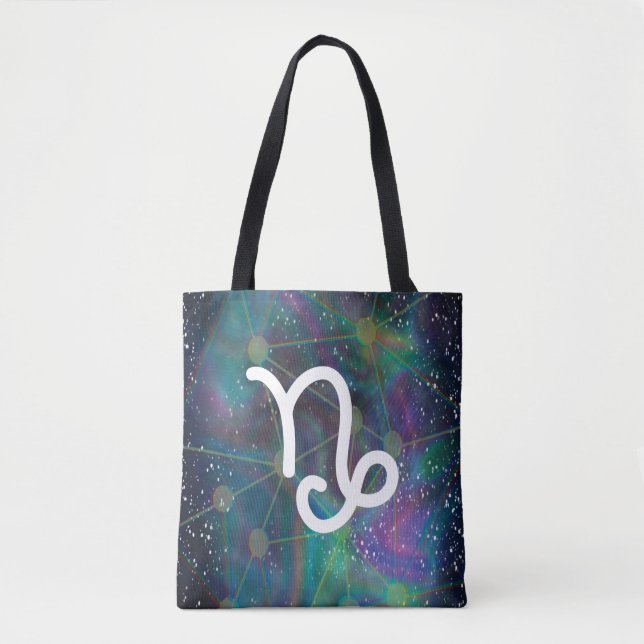 Capricorn Zodiac Tote Bag (Frente)