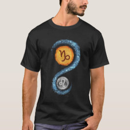 Capricórnio Sun Leo Moon Zodiac Sinal T-Shirt