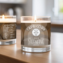 Capricórnio Zodiac Personalizado - Design moderno