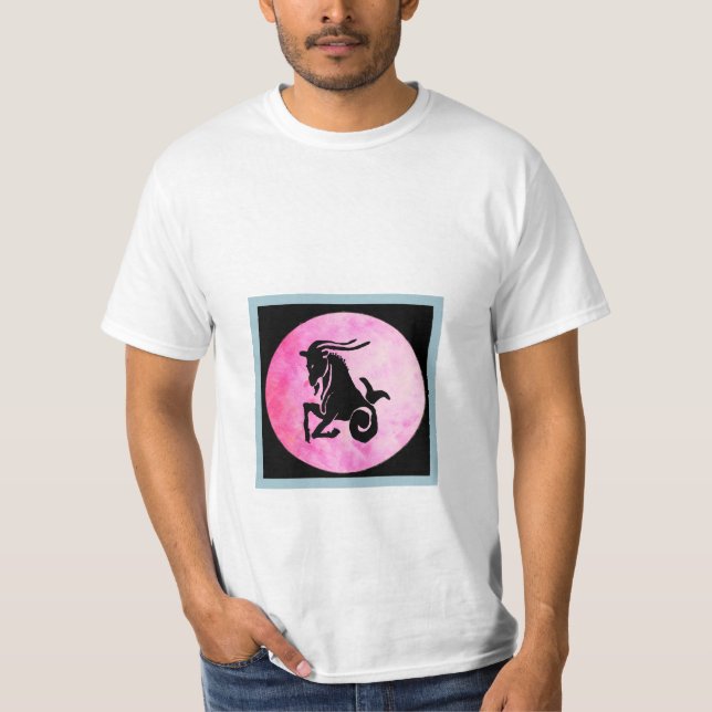 Capricórnio Zodiac - Sinal T-Shirt (Frente)