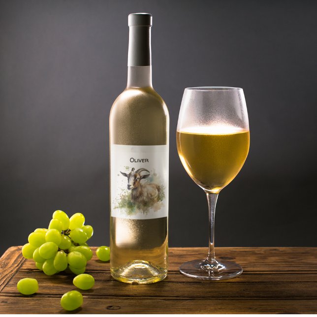 Caprino de Aquarela, personalizado (Criador carregado)