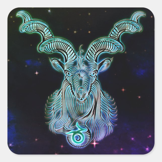 Caprino, os adesivos do zodiac da cabra (Frente)