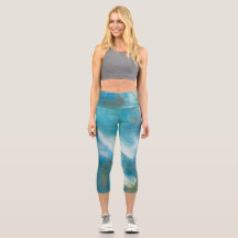 Capris Alto Waisted Oceano 1