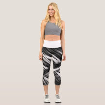 Capris de Cintura Alta Monocromáticos – Monochrome