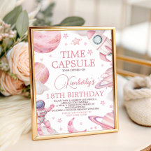 Cápsula do Tempo do Espaço Rosa no 1º Aniversário
