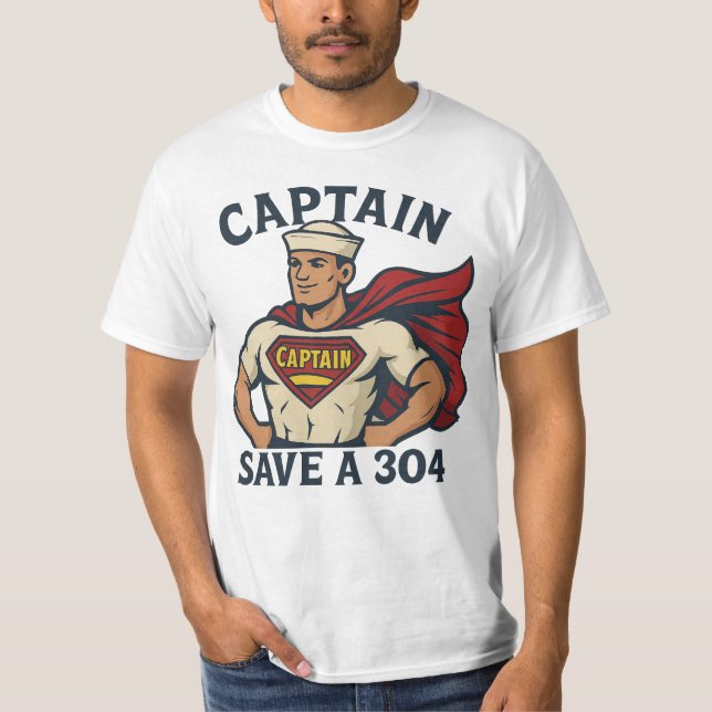 Captain Save A 304 - T-Shirt (Frente)