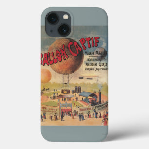 Captive Balloon Rides at a Exposition Poster
