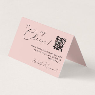 Captura Minimalista O Cartão de Código QR de Amor 