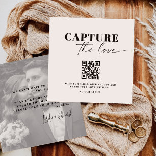 Captura Moderna de Cartões de Mesa de Código QR de