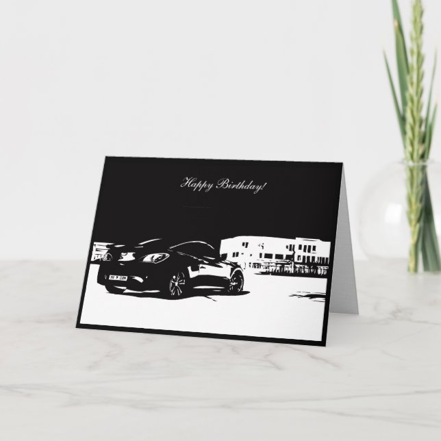 Captura traseira do Gen Coupe - Cartão de Aniversá (Frente)