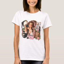 Capturando Momentos com Amor Camiseta de Fotógrafo