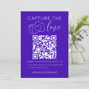 Capturar o Código Qr Neon Blue Minimal Modern