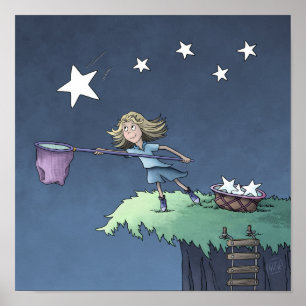 Capturar uma estrela em queda - Coletar Poster