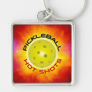 Capturas Quentes de Pickleball 1 Chaveiro