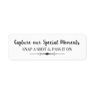 Capture nossas etiquetas da câmera dos momentos