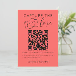 Capture o Casamento Moderno do Código Qr Pastel Re