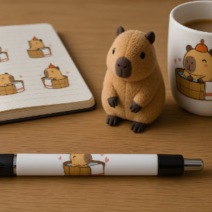 Capybara Caneta   Bonito presente de papelaria ani