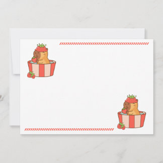 Capybara Convite de aniversário | Bichinho