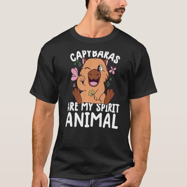 capybara é minha camisa espinhosa, capybara (Frente)