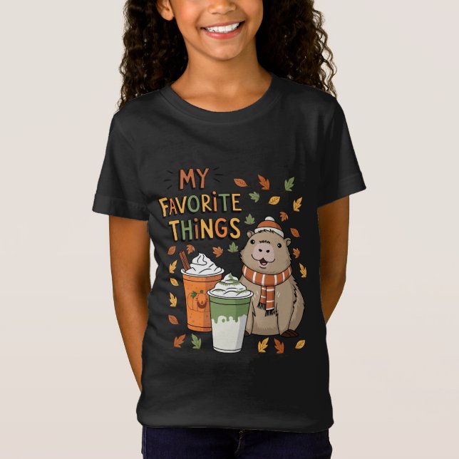 Capybara Fall T-Shirt (Frente)
