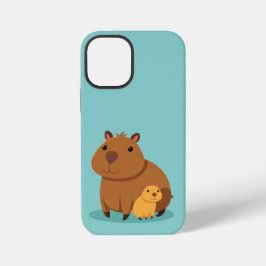 Capybara Mãe e Capa de telefone Infantil