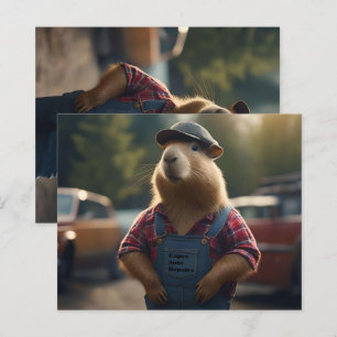 "Capybara Mechanic: Grease, Gears e Good Vibes"