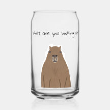 Capybara, o que está olhando para Drinkware Set