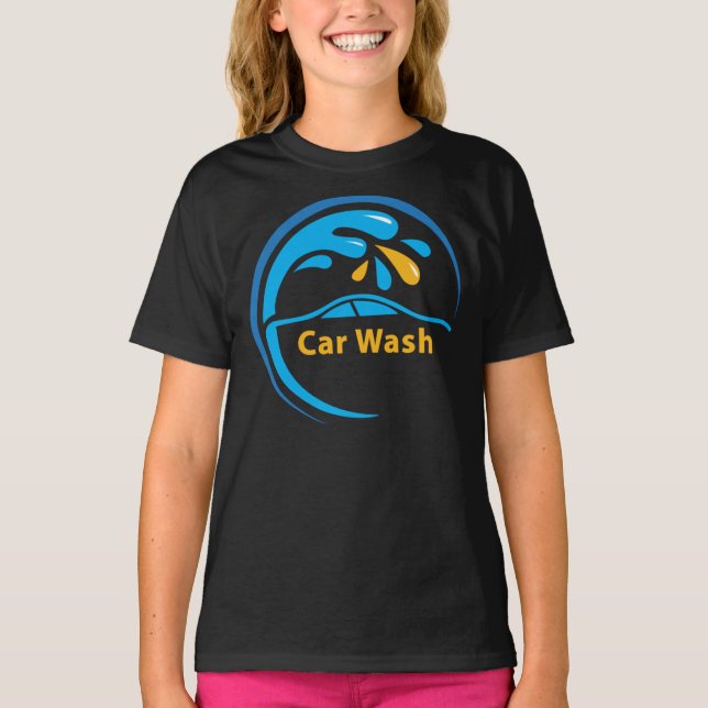 Car wash logo Classic T-Shirt (Frente)