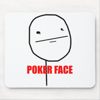 Cara de póquer - Mousepad