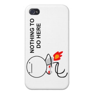 Cara do bloco do jato iPhone 4 capas