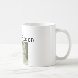 Cara do jogo na caneca de café das citações