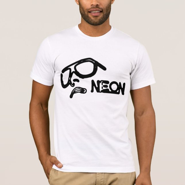 Cara do néon - RetroMe - t-shirt (Frente)