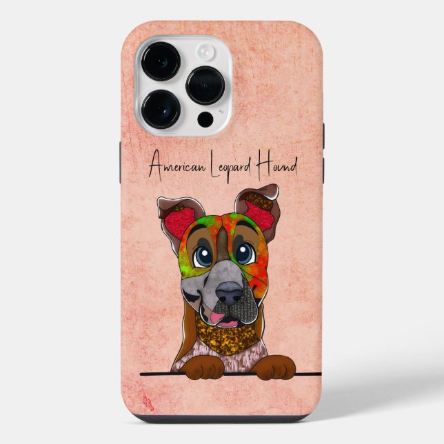 Cara Feia do American Leopard Hound (Verso)