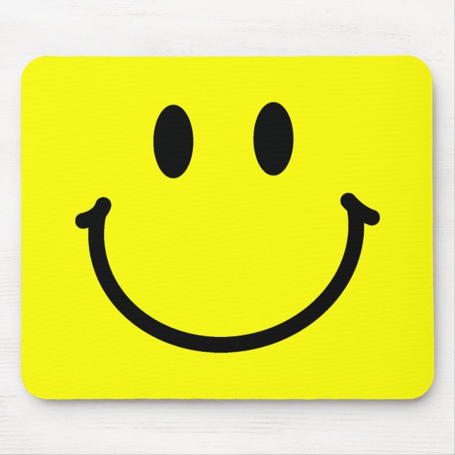 Cara feliz Mousepad (Frente)