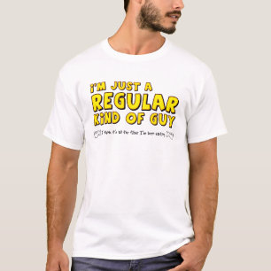 Cara Normal De Cara Camiseta Engraçada Humor