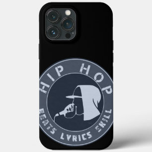 Cara preta em Hoodie Rapping no microfone