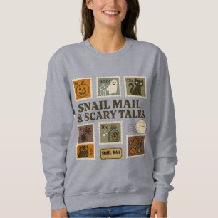 Caracóis e Contos Assustadores Camisa De Halloween