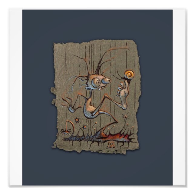 Caracol Balançado, Impressão de Foto (Frente)