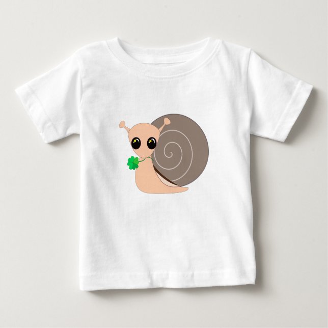 Caracol com Camiseta Clover Baby (Frente)