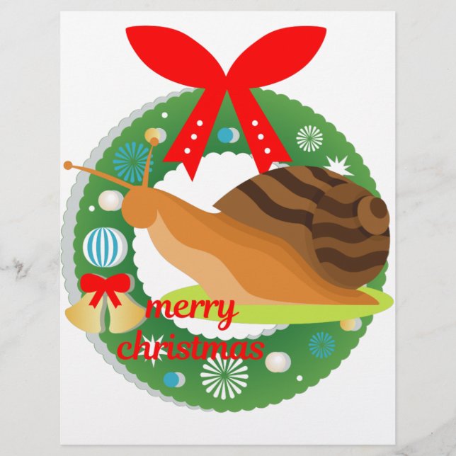caracol de natal alegre (Frente)