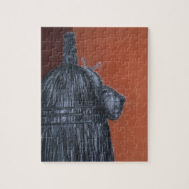 Caracol e Quebra-cabeça de Desenho de Broom com Ca