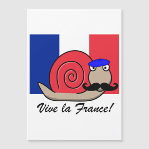 Caracol francês do dia de Bastille em uma boina