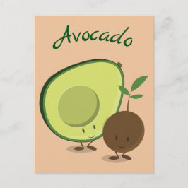 Caracteres Avocado | Cartão postal
